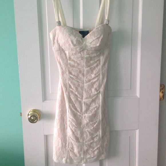 Ivory lace dress