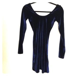American apparel velvet bodycon dress