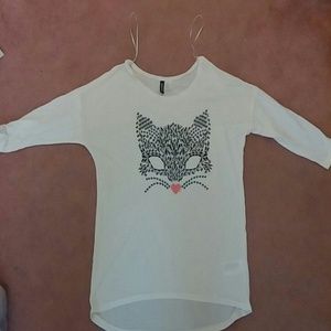 Diamond kitten top
