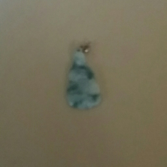 Jade necklace charm