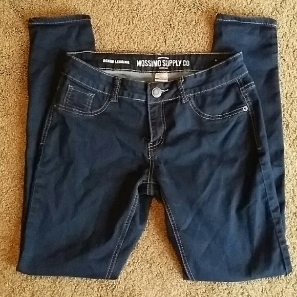 Stretchy denim leggings from Target (Mossimo)