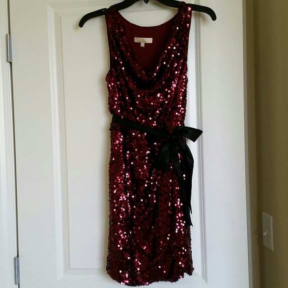 Aidan Mattox Sequin Cocktail Dress