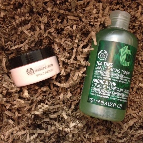 Thebodyshop tree tea toner&moisture VE cream