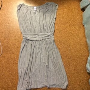 Lucy Love grey drop waist dress