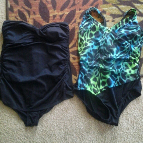 1 tummy control swimsuits size L