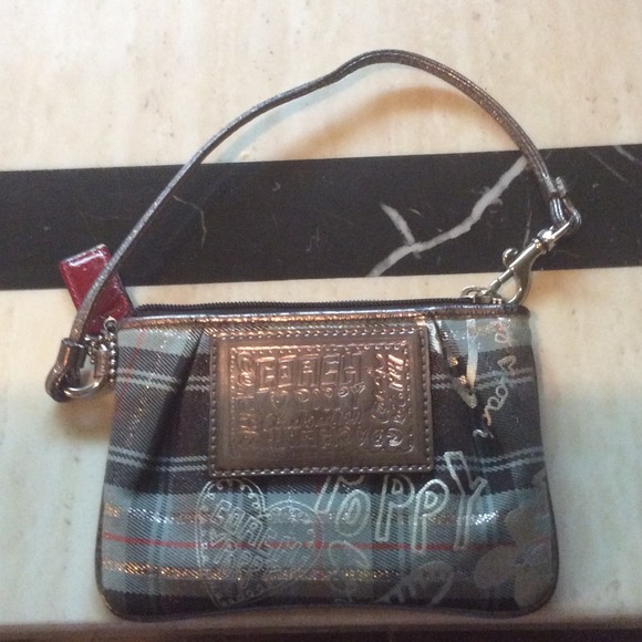 Authentic coach wristlet
