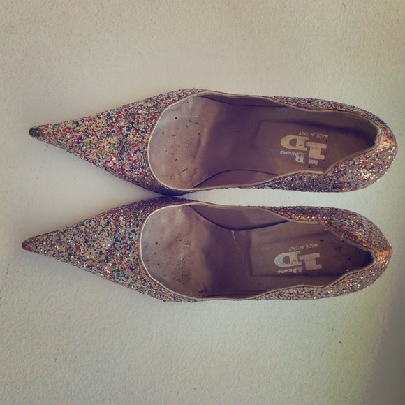 Glittery party shoe from Browns (made in Italy)