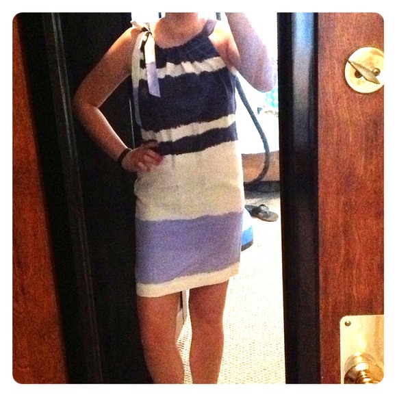 Banana Republic silk shift dress