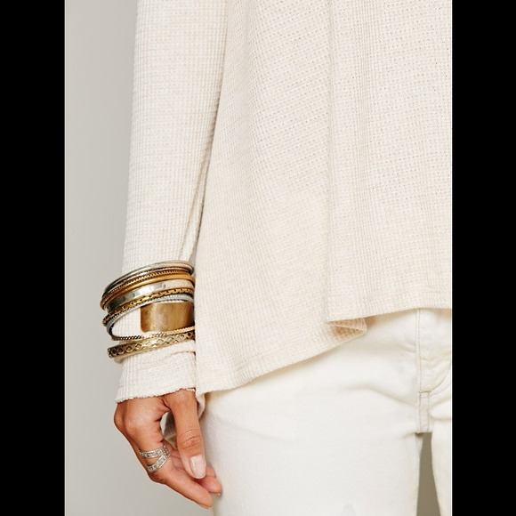 💜bundled💜Free People Rockabilly raglan thermal - Picture 3 of 3