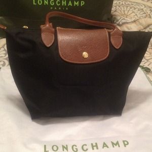 Longchamp small Le Pliage Purse black