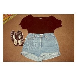 Vintage High waisted shorts