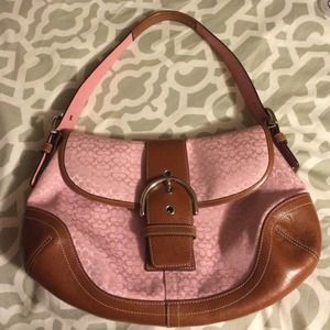 Authentic pink Coach purse
