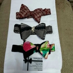 Hand made silk bow ties $30 each