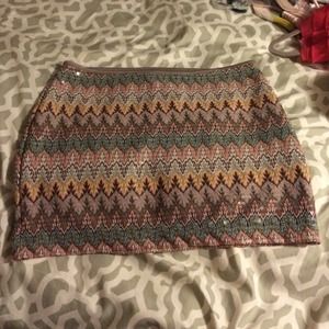 Express Size Small sequin skirt