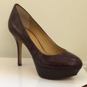 Nine West Wine Pumps- Size 7. New with box