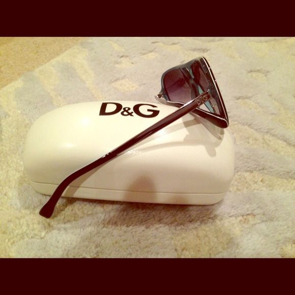 D&G - black/teal Sunglasses
