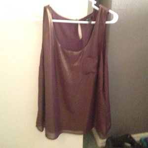 Apt 9 iridescent  shimmery tank awesome