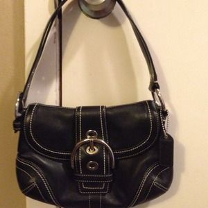 Coach signature hobo handbag