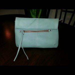 Mint green cross body bag