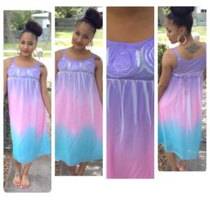Tie Die wind Dress