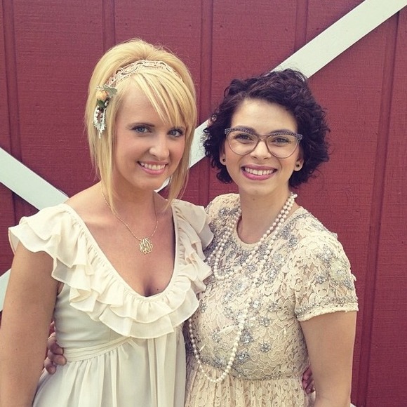 🚫SOLD🚫 Minuet cream hi-low ruffle dress - Picture 3 of 4