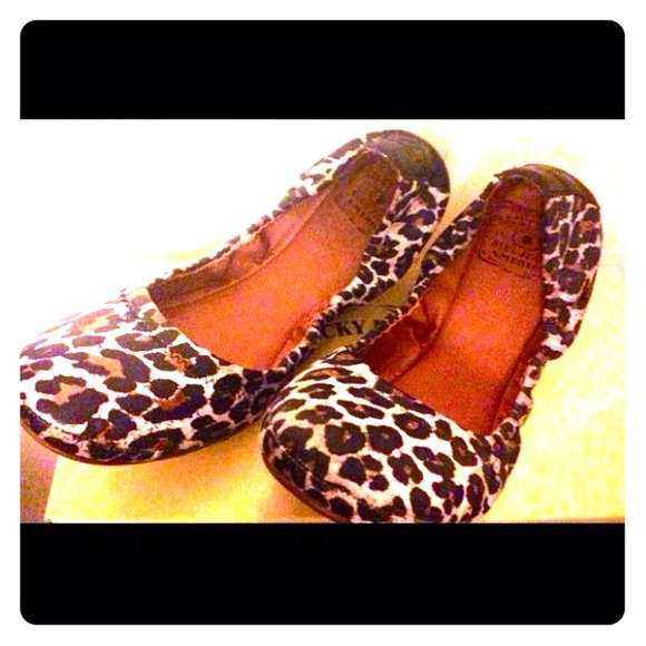 Lucky Brand Leopard Flats