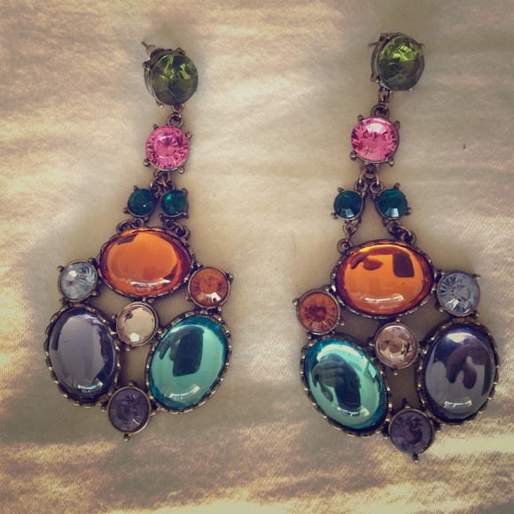 Fancy earrings from Anthropologie!