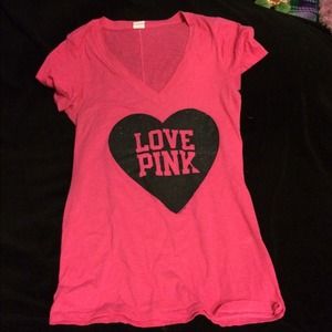 vs pink tee *reserved for kyndall0221*