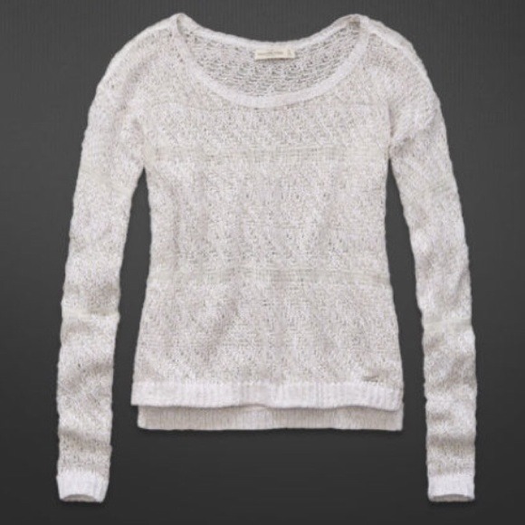 $👇NWT Abercrombie Sparkle & Shine Knit Sweater - Picture 4 of 4