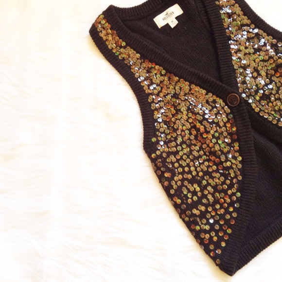 Hollister Jackets & Blazers - Hollister sequined vest