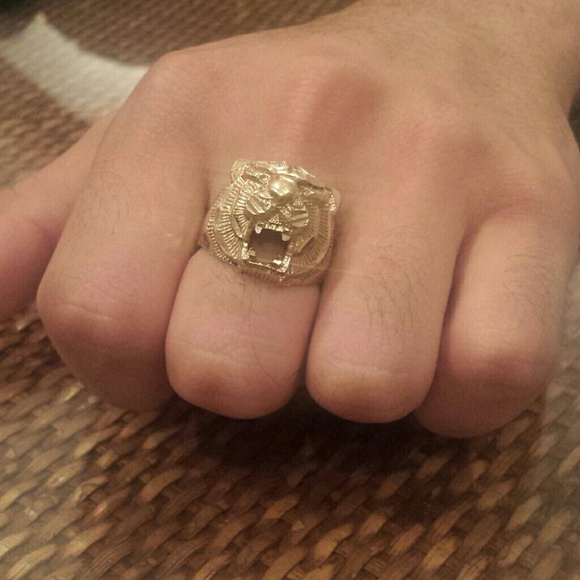 Gold Tiger Ring