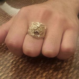 Gold Tiger Ring