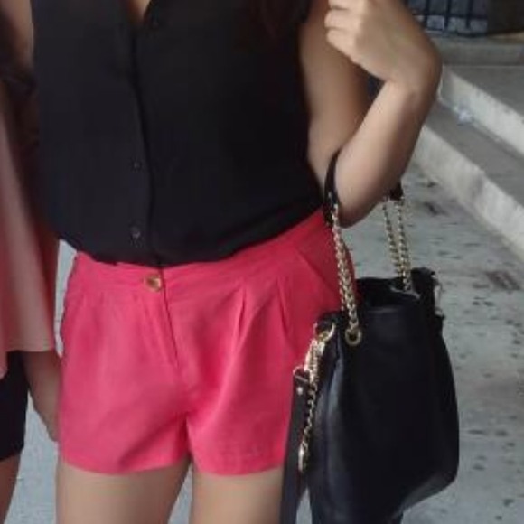 Pink shorts