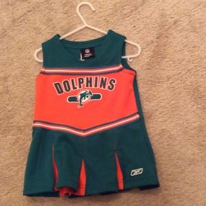 24months girls Miami dolphins dress