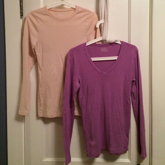 JCrew Perfect Sleeved Shirts. 1 /$8; 2 /$14
