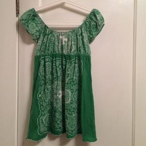 Kerchief-pattern Fleurish tank