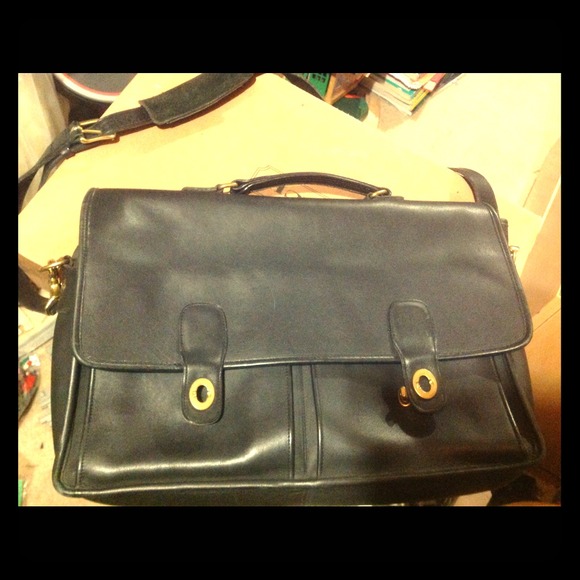 Coach Handbags - Coach black briefcase
