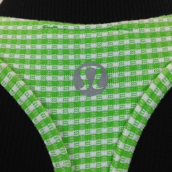 Sold: Green Gingham Practice Freely Tank - Picture 4 of 4