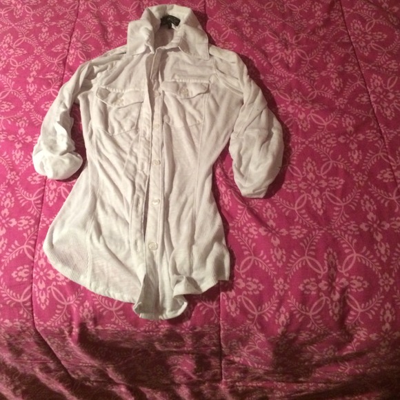 white button up