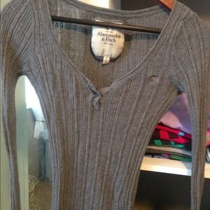 Gray A&F long sleeve
