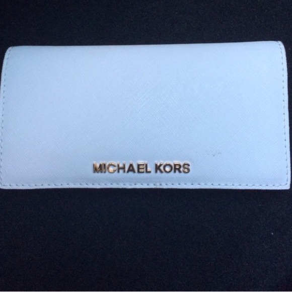 ❌SOLD❌Authentic Michael Kors White Jet Set Wallet