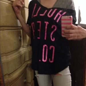 Hollister off the shoulder t shirt