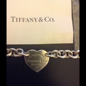 Tiffany 925 return to NY heart bracelet AUTHENTIC