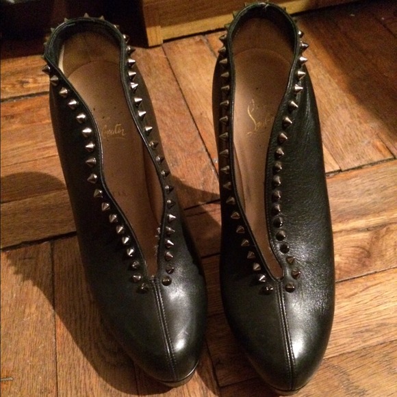 Louboutin Miss Fast Plato Spiked Boots