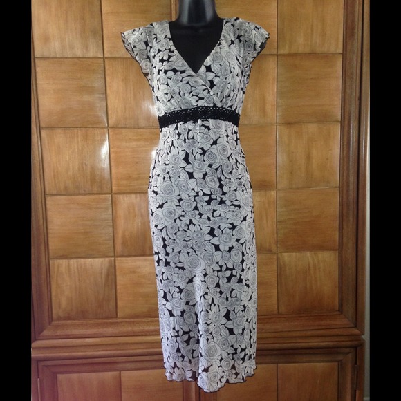 Black & Cream Dress