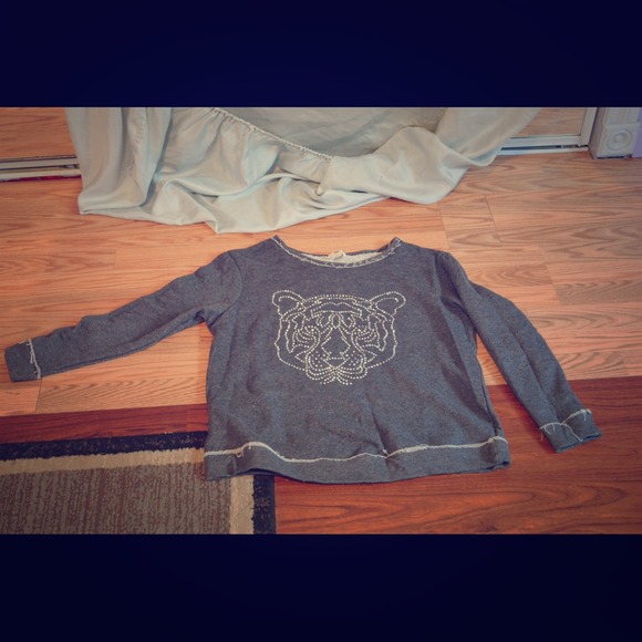 Gray Tiger Top | SZ 1X