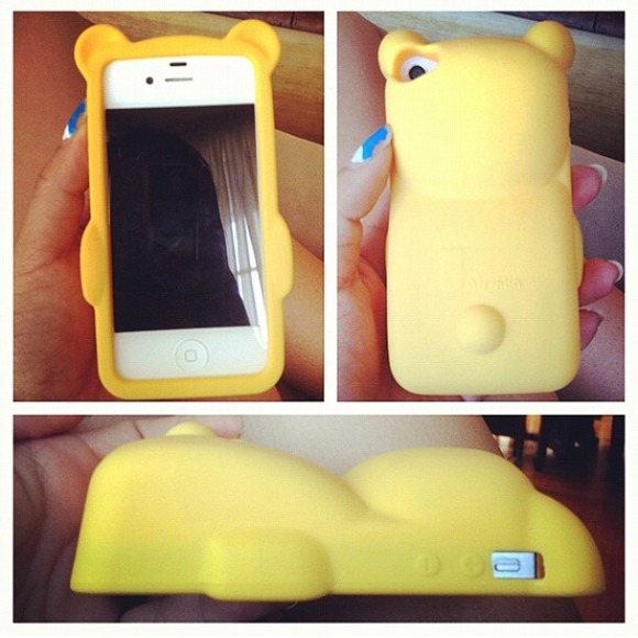 Yellow bear iPhone 4/4s case