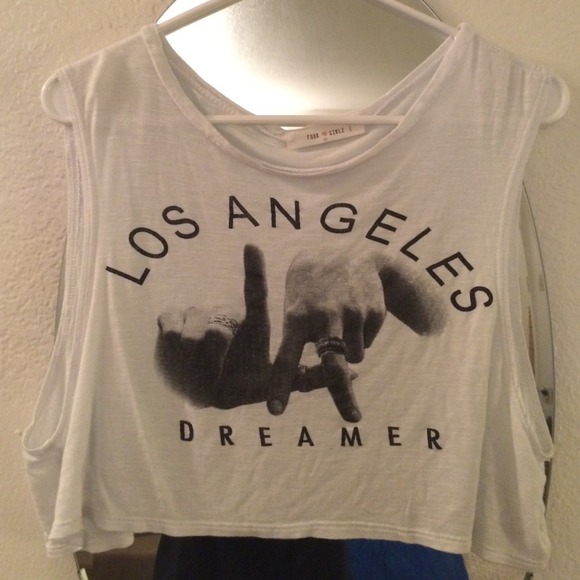 LA DREAMER crop top