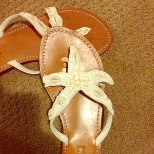 Mystique natural sea sandals!