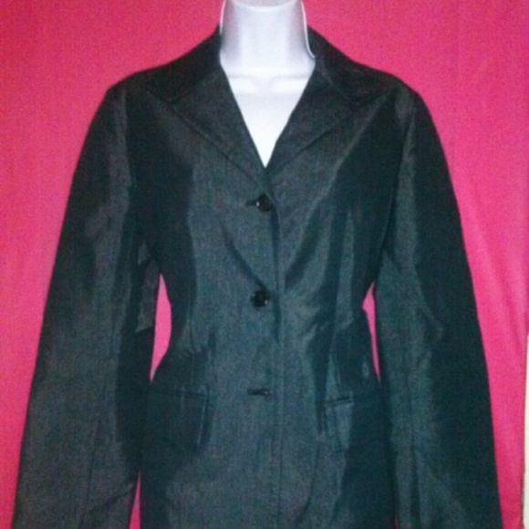 Bcbg metallic jacket coat size 8